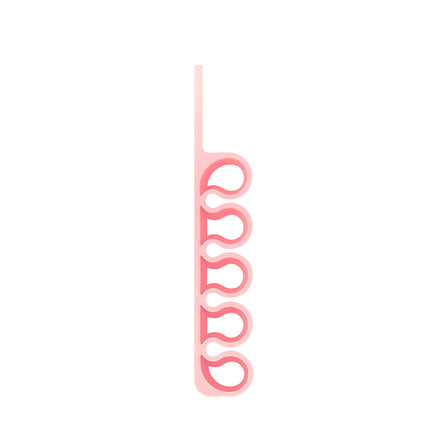 HURTEL Silicone office organizer for pen cables, pink