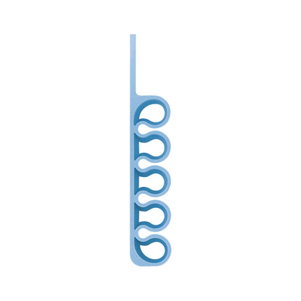 HURTEL Blue silicone office organizer for pen cords