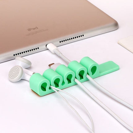 HURTEL Blue silicone office organizer for pen cords – image 8