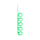 HURTEL Silicone office organizer for pen cables, green