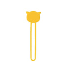 HURTEL Silicone cable organizer reel, yellow