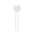 HURTEL Silicone cable organizer reel, white
