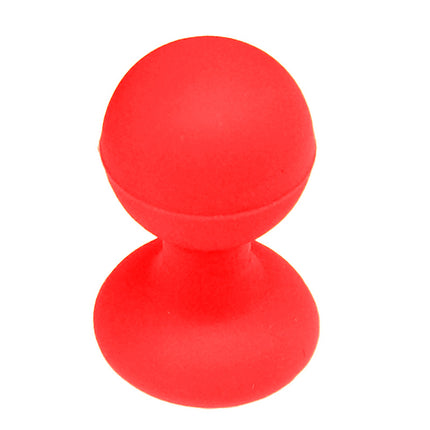 HURTEL Silicone phone holder with suction cup and round head, red
