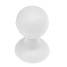 HURTEL Silicone phone holder with suction cup and round head, white