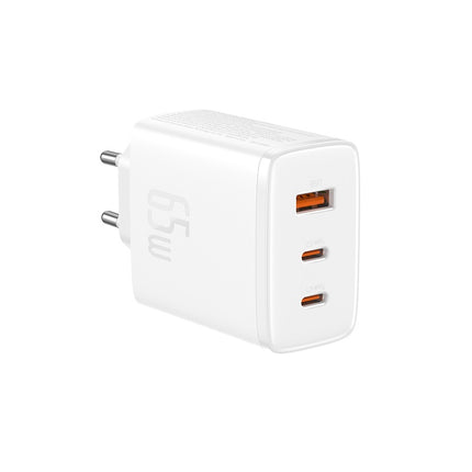 BASEUS GaN Cube Pro 65W 2x USB-C USB-A network charger, white – image 4