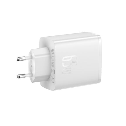 BASEUS GaN Cube Pro 65W 2x USB-C USB-A network charger, white – image 7