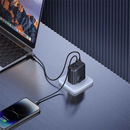 BASEUS GaN Cube Pro 65W 2x USB-C USB-A wall charger, black – image 10