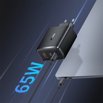 BASEUS GaN Cube Pro 65W 2x USB-C USB-A wall charger, black – image 11