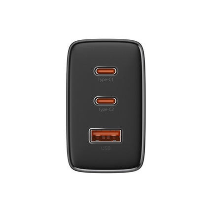 BASEUS GaN Cube Pro 65W 2x USB-C USB-A wall charger, black – image 3