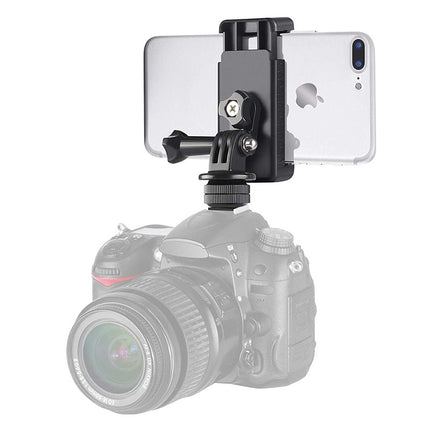 HURTEL Phone holder for a GoPro sports camera with a rotatable head