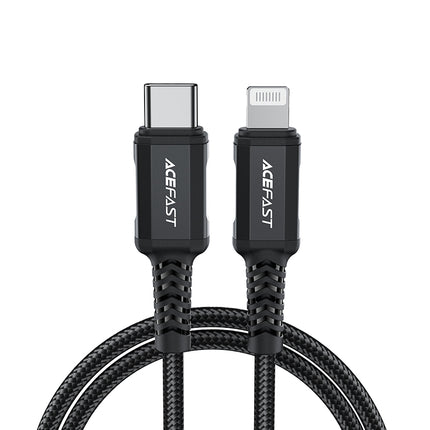 ACEFAST MFI cable for iPhone USB-C - Lightning 30W 3A 1.8m black