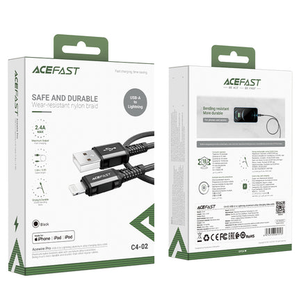 ACEFAST MFI cable for iPhone USB - Lightning 2.4A 1.8m black – image 5