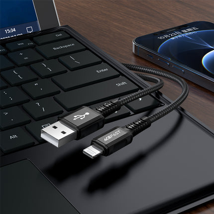 ACEFAST MFI cable for iPhone USB - Lightning 2.4A 1.2m black – image 6