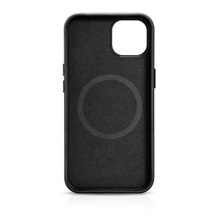 ICARER iPhone 14 Plus magnetic leather case with MagSafe Oil Wax Premium Leather Case black – image 4