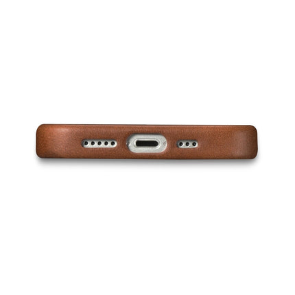 ICARER iPhone 14 Plus magnetic leather case with MagSafe Oil Wax Premium Leather Case brown – image 10
