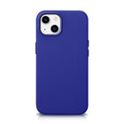 ICARER iPhone 14 magnetic leather case with MagSafe Litchi Premium Leather Case navy blue