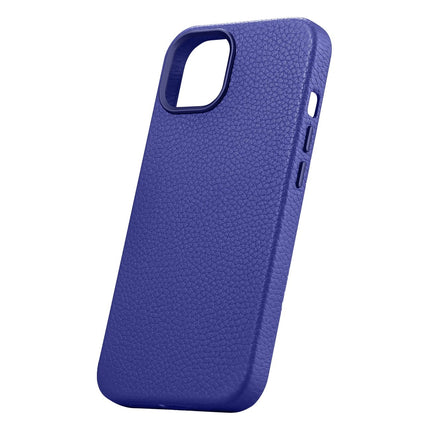 ICARER iPhone 14 magnetic leather case with MagSafe Litchi Premium Leather Case navy blue – image 7