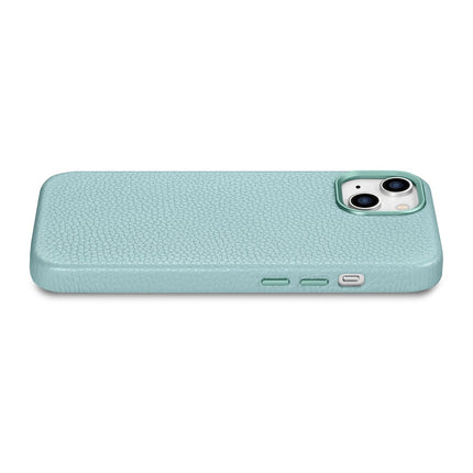 ICARER iPhone 14 magnetic leather case with MagSafe Litchi Premium Leather Case green – image 11