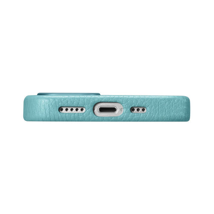 ICARER iPhone 14 magnetic leather case with MagSafe Litchi Premium Leather Case green – image 5