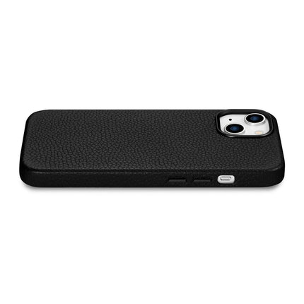 ICARER iPhone 14 Plus magnetic leather case with MagSafe Litchi Premium Leather Case black – image 11