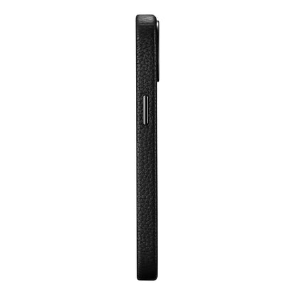 ICARER iPhone 14 Plus magnetic leather case with MagSafe Litchi Premium Leather Case black – image 7