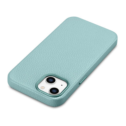 ICARER iPhone 14 Plus magnetic leather case with MagSafe Litchi Premium Leather Case green – image 11