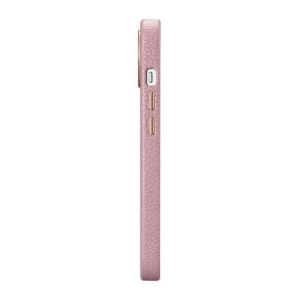 ICARER iPhone 14 Plus magnetic leather case with MagSafe Litchi Premium Leather Case pink – image 6