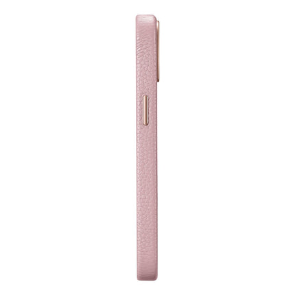 ICARER iPhone 14 Plus magnetic leather case with MagSafe Litchi Premium Leather Case pink – image 7