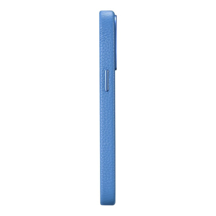 ICARER iPhone 14 Pro Max magnetic leather case with MagSafe Litchi Premium Leather Case blue – image 7