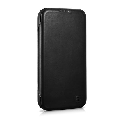 ICARER iPhone 14 Plus Magnetic Flip Case MagSafe CE Oil Wax Premium Leather Black – image 5