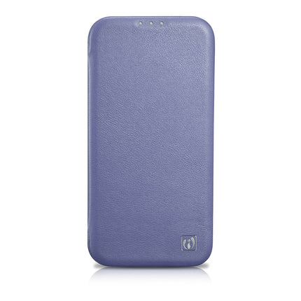 ICARER iPhone 14 Pro magnetic flip case MagSafe CE Premium Leather light purple – image 2