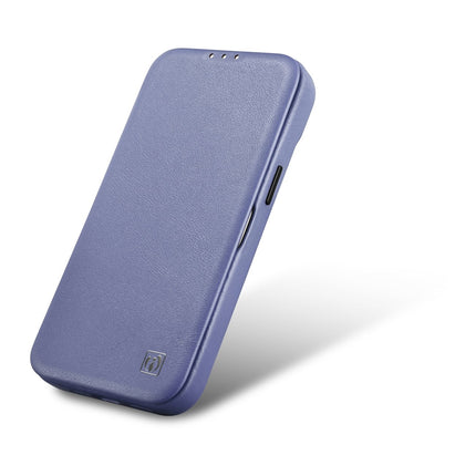 ICARER iPhone 14 Pro magnetic flip case MagSafe CE Premium Leather light purple – image 8