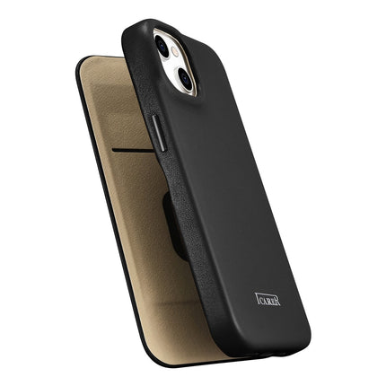 ICARER Leather case for iPhone 14 Plus with magnetic flap MagSafe CE Premium Leather black – image 10