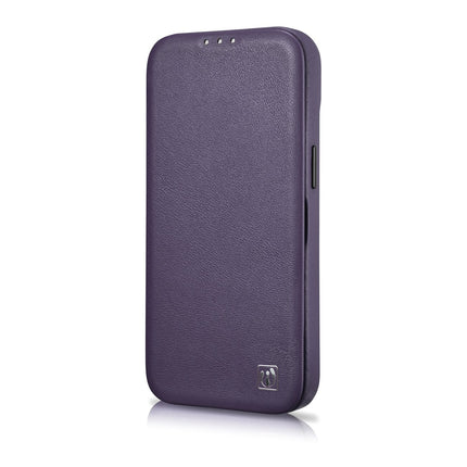 ICARER Leather case for iPhone 14 Plus with magnetic flap MagSafe CE Premium Leather purple – image 7