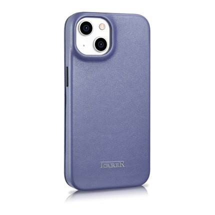 ICARER iPhone 14 Plus Magnetic Flip Case MagSafe CE Premium Leather light purple – image 5