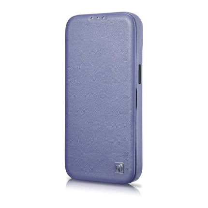 ICARER iPhone 14 Plus Magnetic Flip Case MagSafe CE Premium Leather light purple – image 7