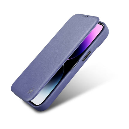 ICARER iPhone 14 Plus Magnetic Flip Case MagSafe CE Premium Leather light purple – image 9