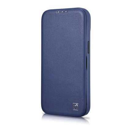 ICARER Leather case for iPhone 14 Plus with magnetic flap MagSafe CE Premium Leather blue – image 7