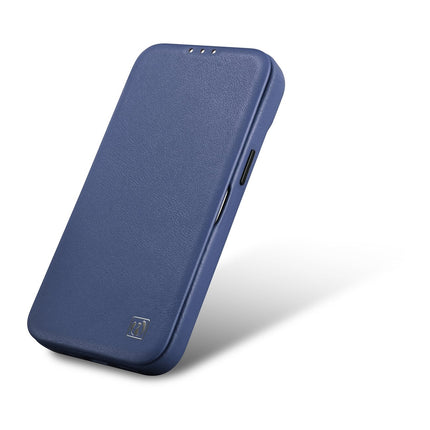 ICARER Leather case for iPhone 14 Plus with magnetic flap MagSafe CE Premium Leather blue – image 8