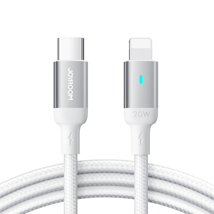 JOYROOM USB-C - Lightning cable with LED indicator 20W A10 Series 1.2 m white