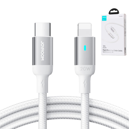 JOYROOM USB-C - Lightning cable with LED indicator 20W A10 Series 1.2 m white – image 6