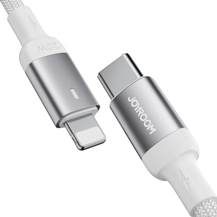 JOYROOM USB-C - Lightning cable with LED indicator 20W A10 Series 1.2 m white – image 8