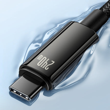 BASEUS Tungsten Gold USB-C cable 480Mb/s 240W 2m black – image 6