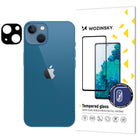 WOZINSKY 9H tempered glass for the iPhone 15 Plus Full Camera Glass, black