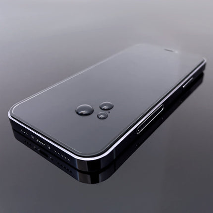 WOZINSKY Full screen tempered glass with frame for iPhone 15 Pro, black – image 7