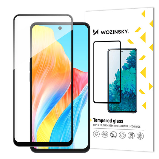 WOZINSKY Full screen tempered glass protector for Realme 11 Tempered Glass