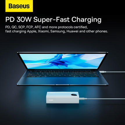 BASEUS Adaman2 10000mAh power bank with digital display 2x USB-A / 1x USB-C 30W white – image 11