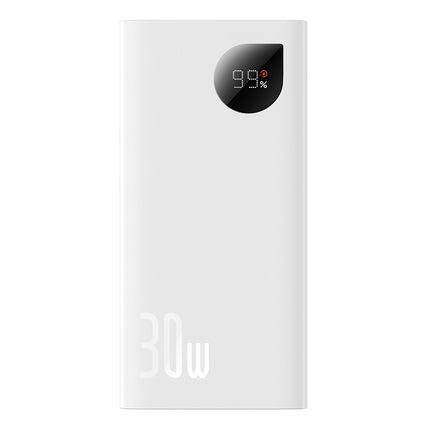 BASEUS Adaman2 10000mAh power bank with digital display 2x USB-A / 1x USB-C 30W white – image 2