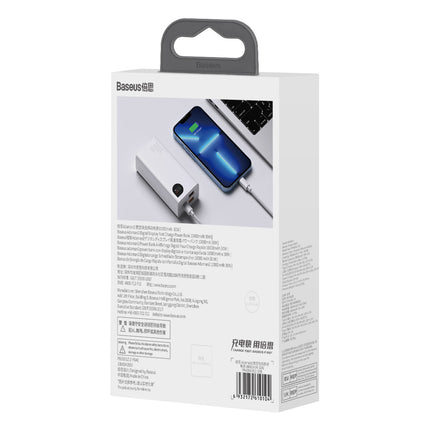 BASEUS Adaman2 10000mAh power bank with digital display 2x USB-A / 1x USB-C 30W white – image 6