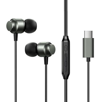 JOYROOM Headset USB-C JR-EC06 in-ear headphones, gray